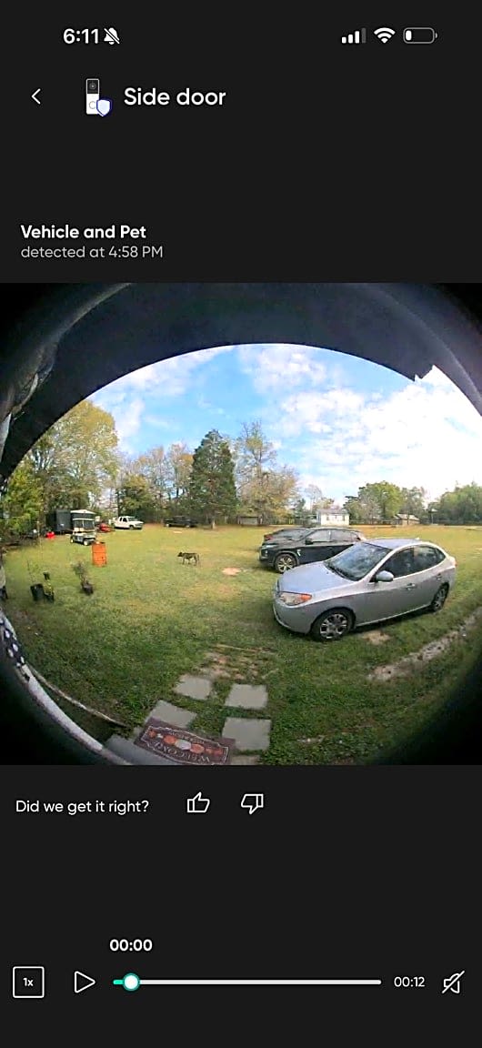 Image submitted with report