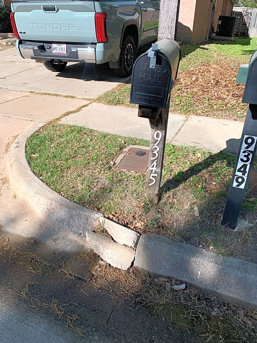 Image submitted with report