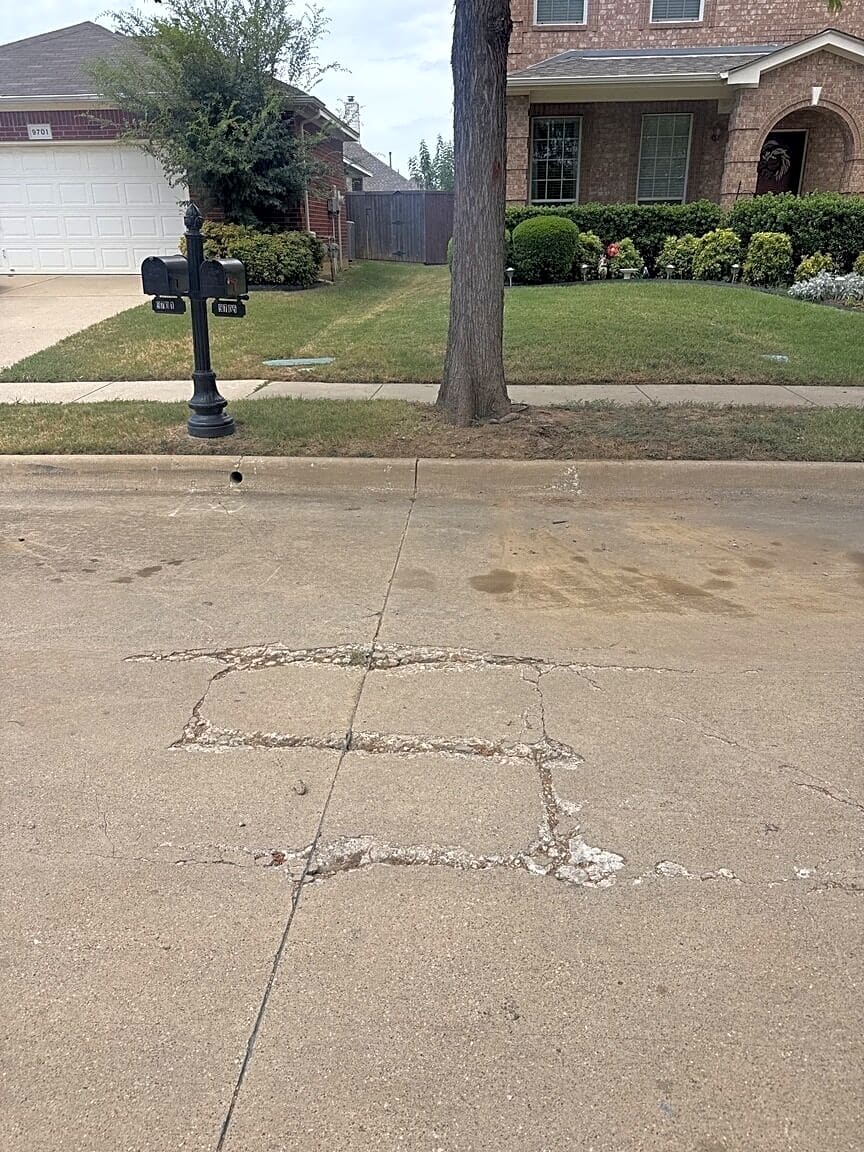 Image submitted with report