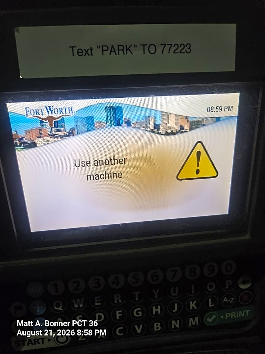 Image submitted with report