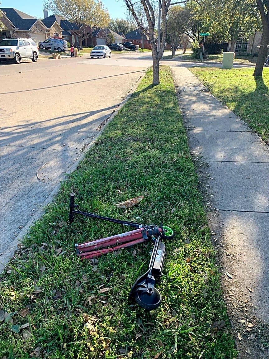 Image submitted with report