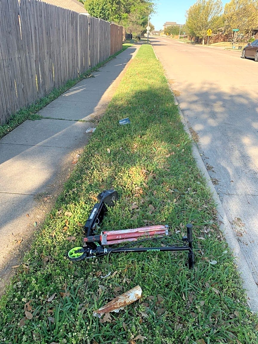 Image submitted with report