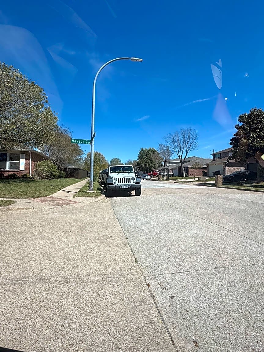 Image submitted with report