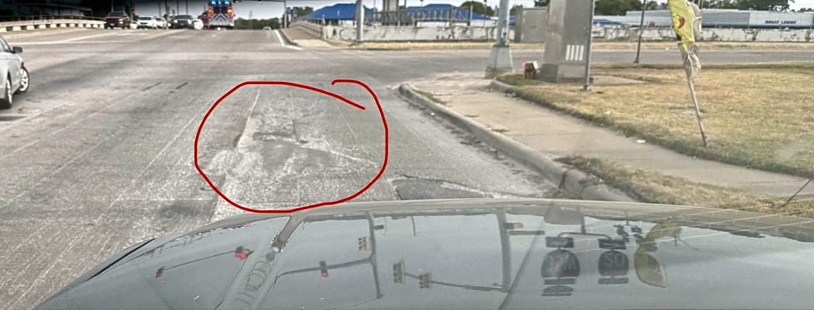 Image submitted with report