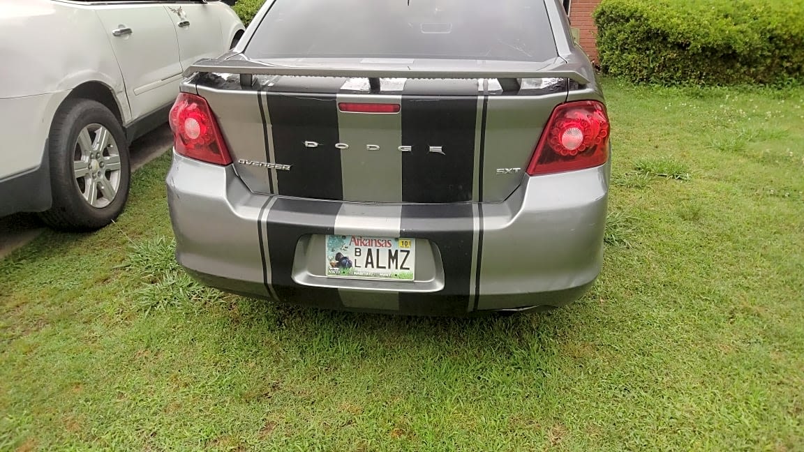 Image submitted with report