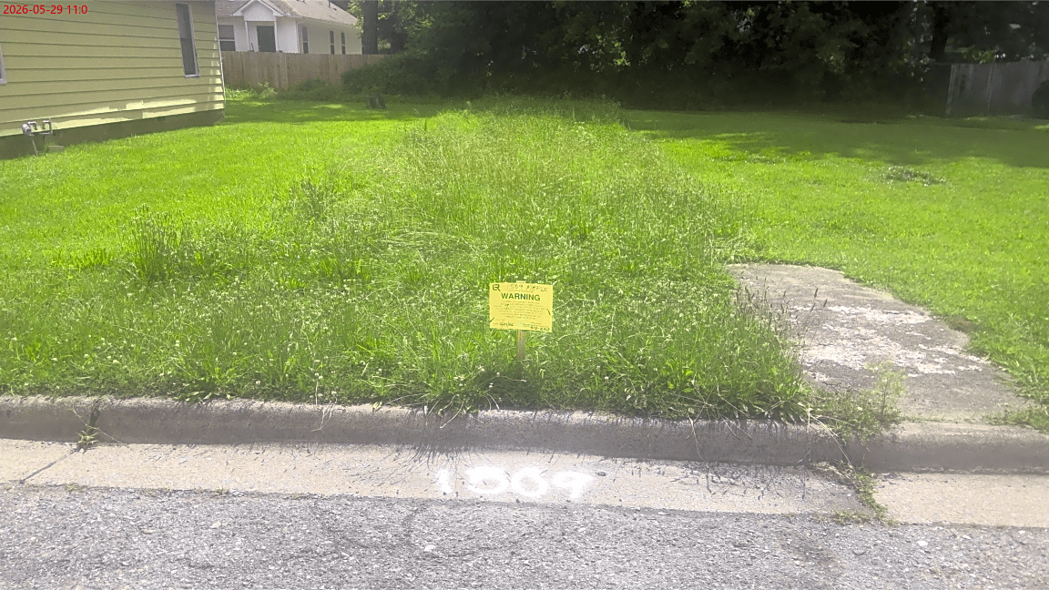 Image submitted with report