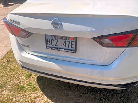 Image submitted with report