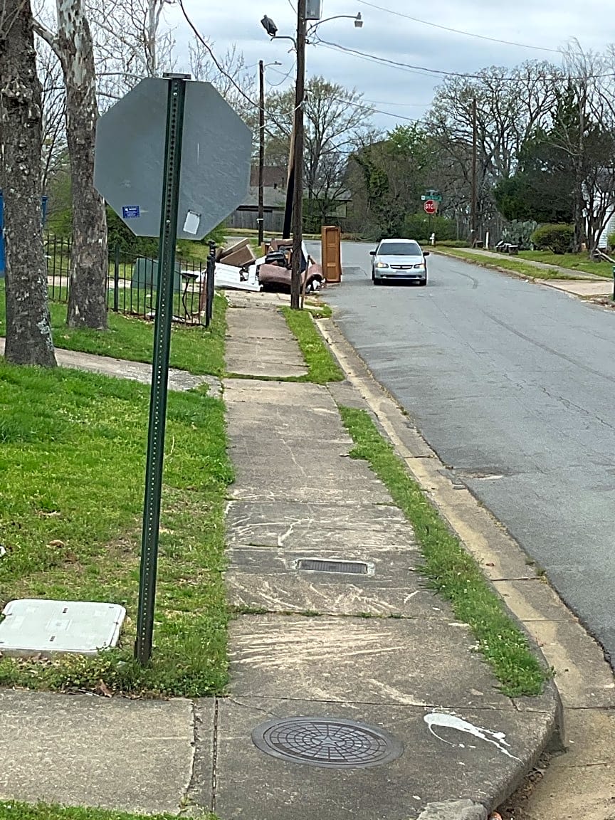 Image submitted with report