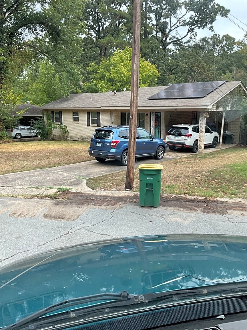 Image submitted with report