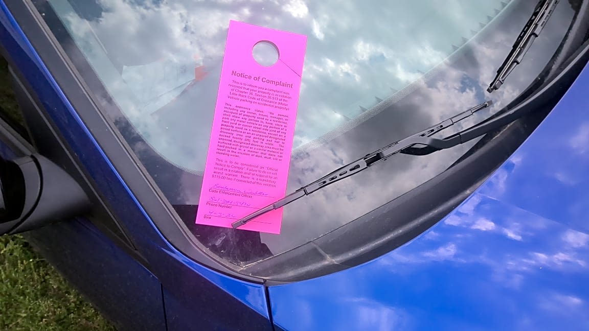 Image submitted with report