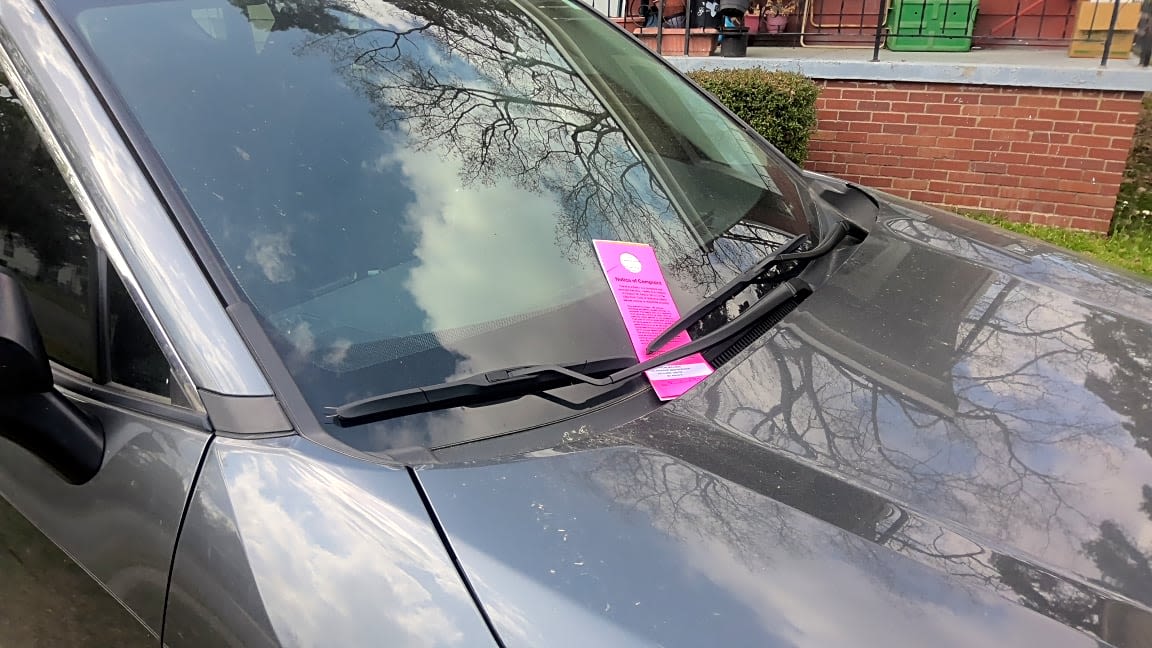 Image submitted with report