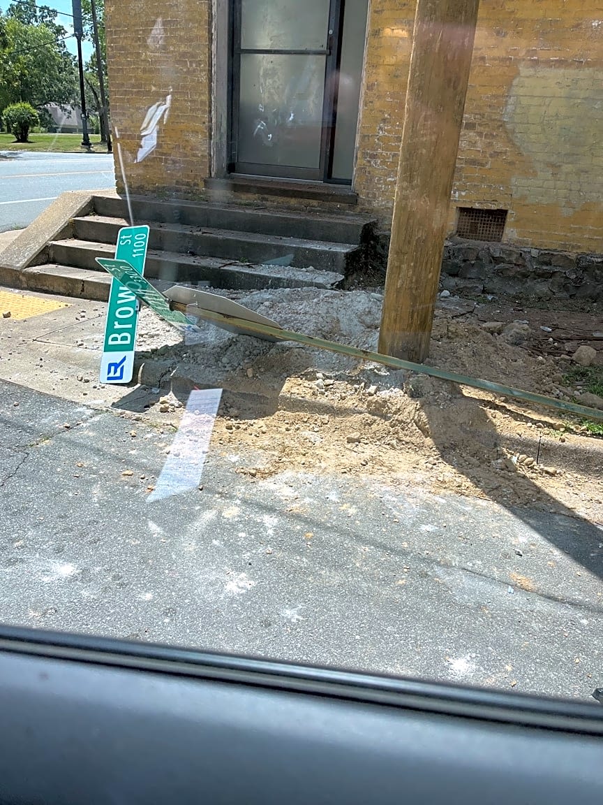 Image submitted with report