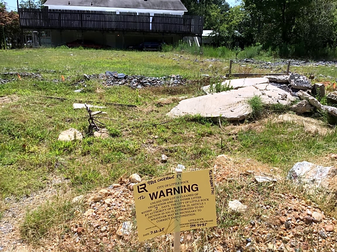Image submitted with report