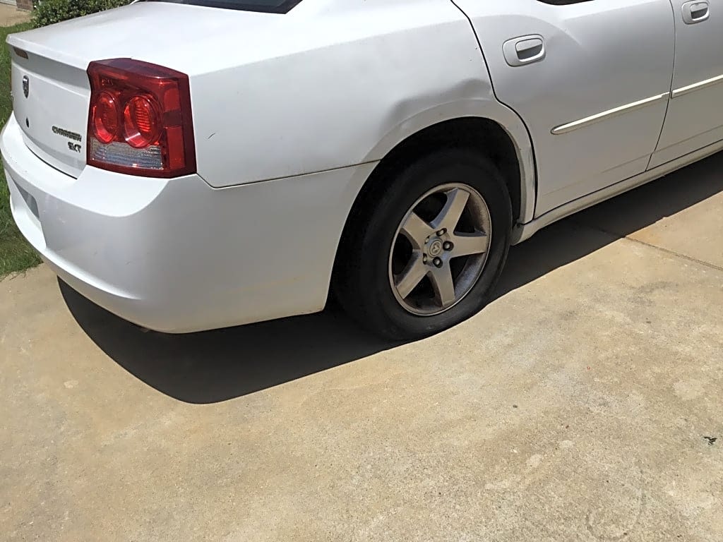 Image submitted with report