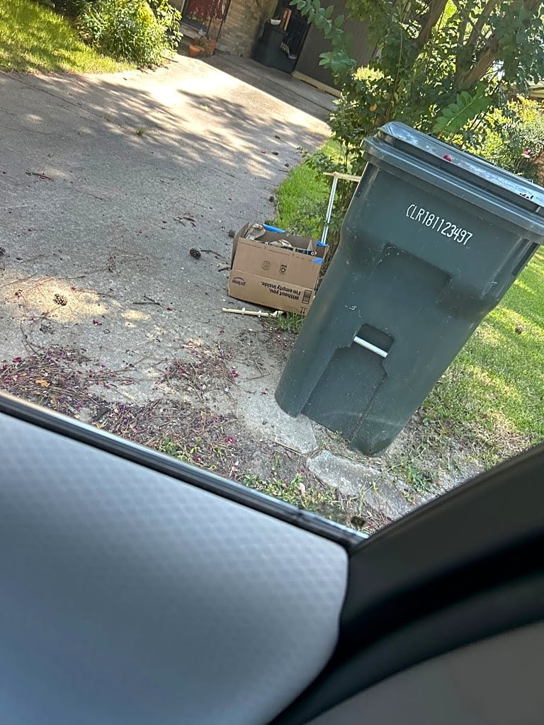 Image submitted with report
