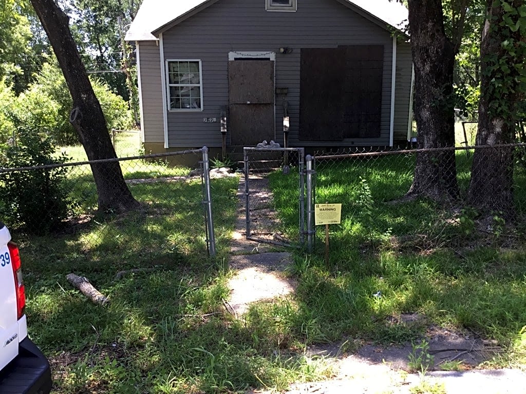 Image submitted with report