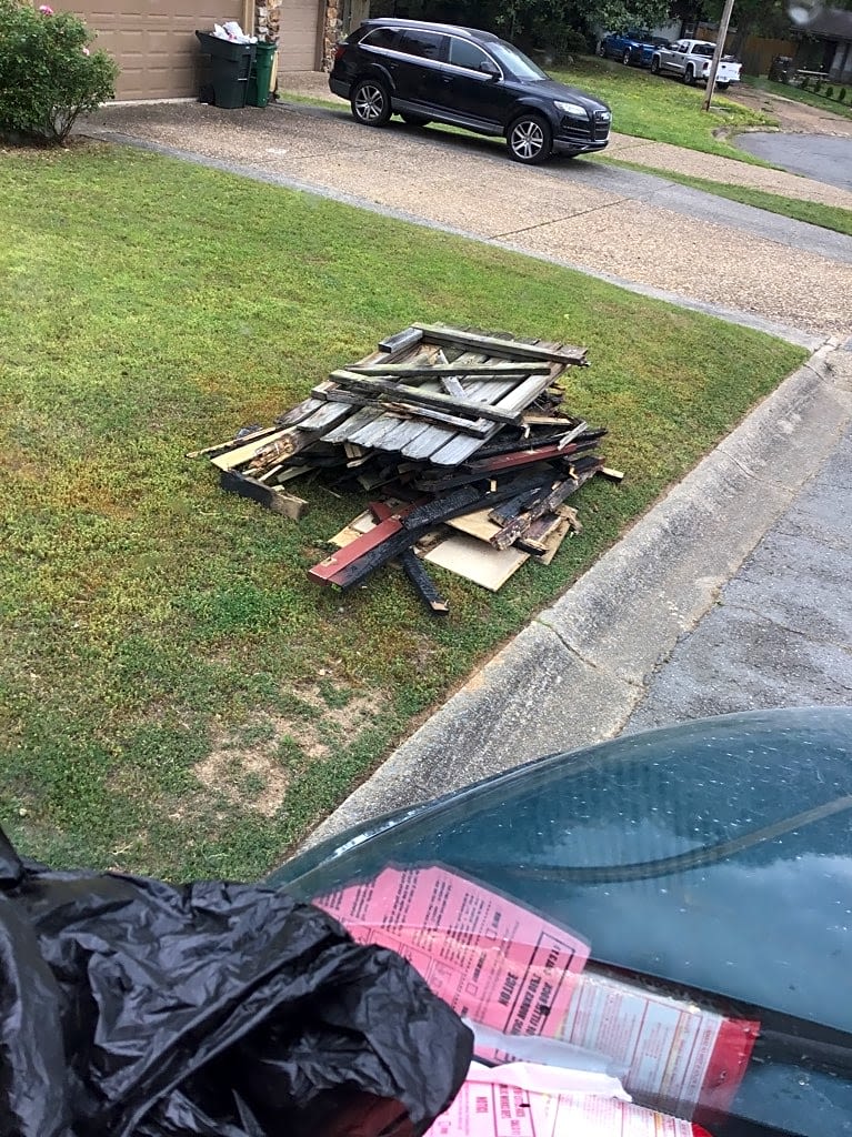 Image submitted with report