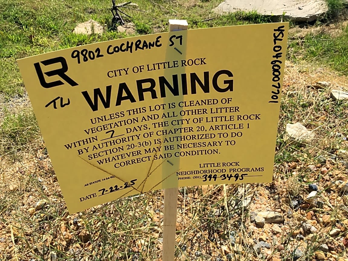 Image submitted with report