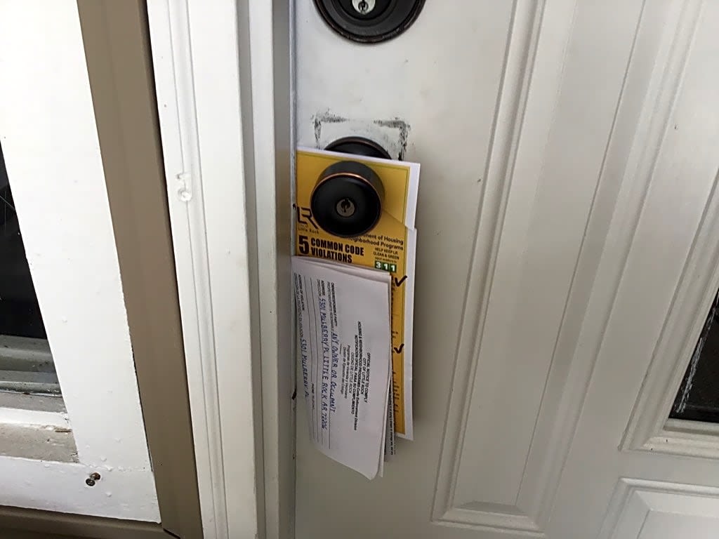 Image submitted with report