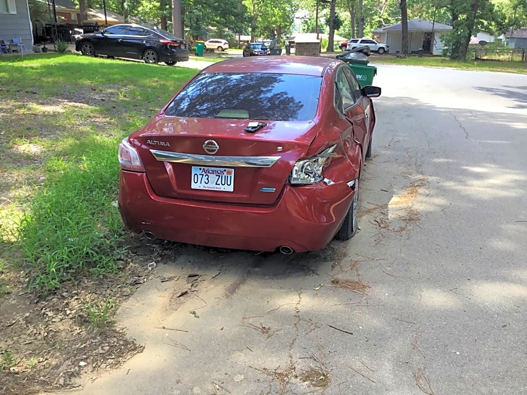 Image submitted with report