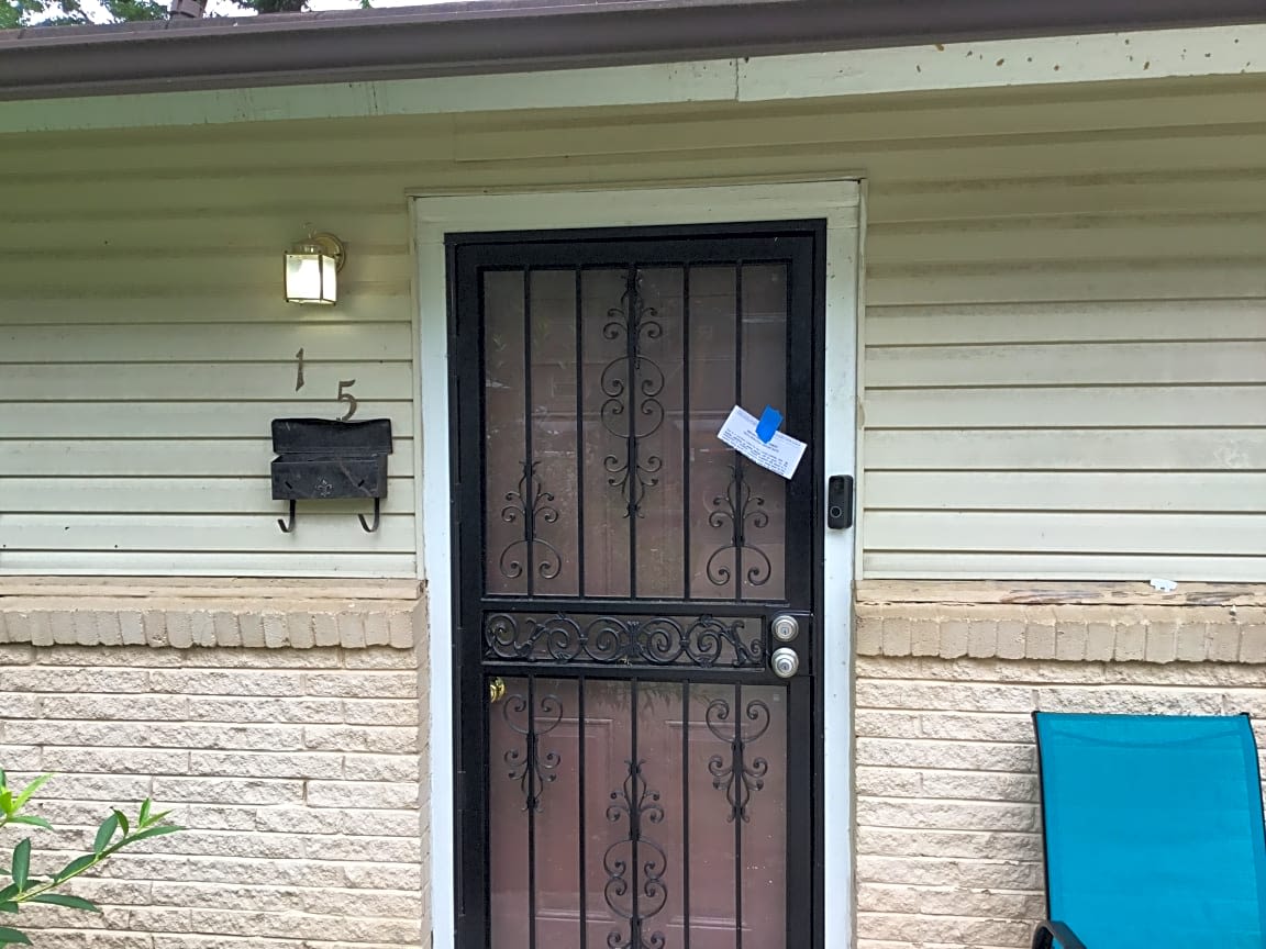 Image submitted with report