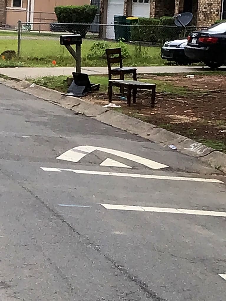 Image submitted with report