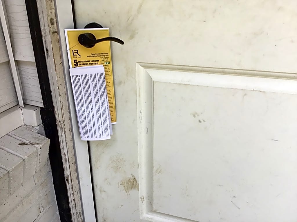 Image submitted with report