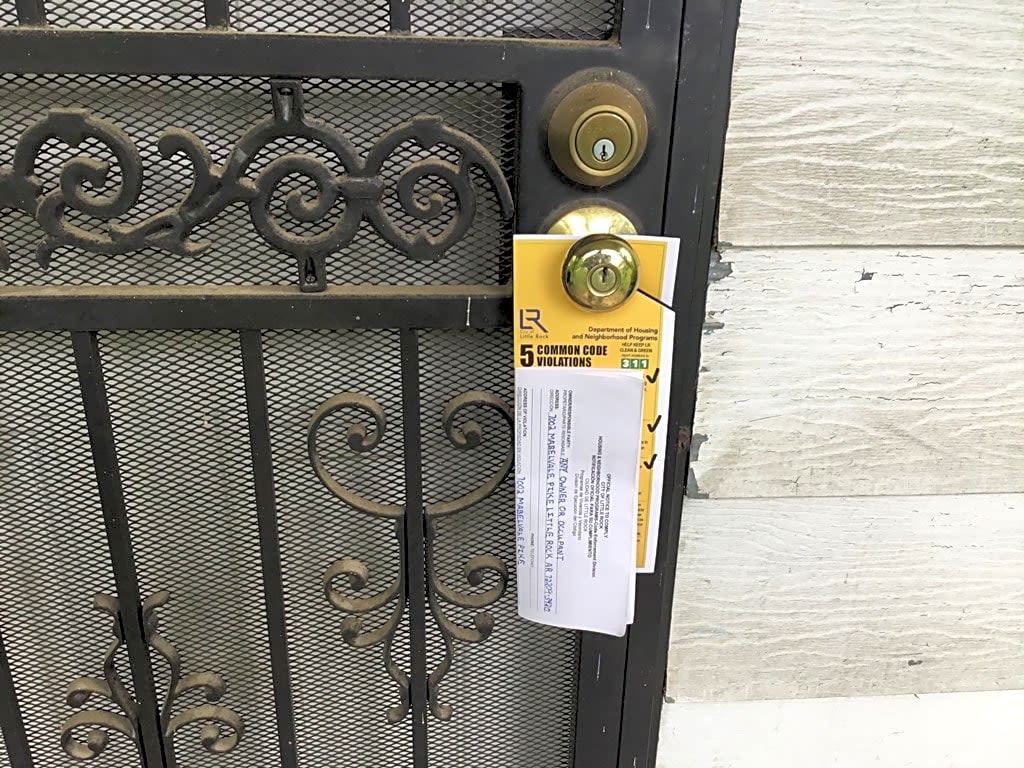 Image submitted with report